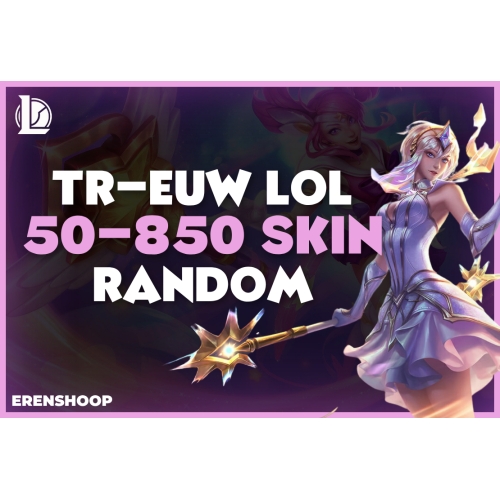  ⭐ TREUW  LoL 50-850 Skin Random Hesap